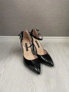 リボン パンプス