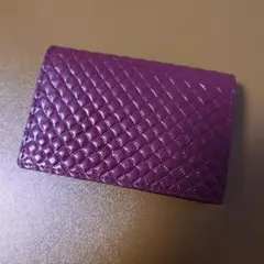 【新品未使用】 ノーティアム メンズ 名刺入れ ブラウン NAUGHTIAM