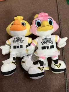 福岡ソフトバンクホークス ハリーホーク ぬいぐるみ 2体セット - メルカリ