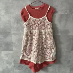 アースミュージック&エコロジー　GU ワンピース　キャミソール　110 120