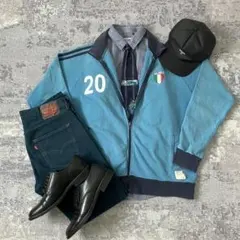 【ROA】c-boy style トラックジャケット トルコ製 ネクタイシャツ