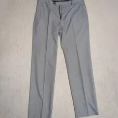 UNIQLO パンツ グレー チェック柄