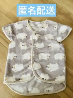 フリース　ベスト　100 パジャマ　西松屋 スリーパー　くま柄