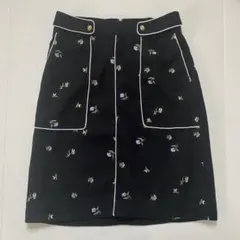 バナナリパブリック　花柄スカート