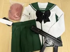 学園黙示録 高城沙耶 コスプレ 制服 ウィッグ その他 セット ※新品未使用あり