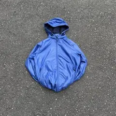 old uniqlo nylon shell jacket deep blue