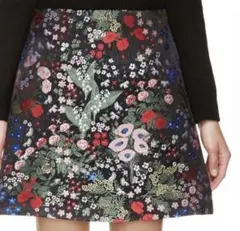 VALENTINO フラワージャガードスカートのサムネイル