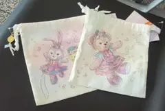 香港ディズニー 20周年 巾着セット