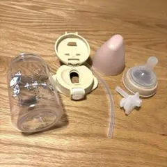 スヌーピー　リッチェル　哺乳瓶&ストロー
