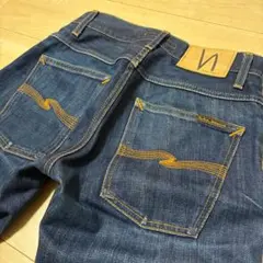 Nudie Jeans ヌーディージーンズ セルビッジ 赤耳 W27 濃紺