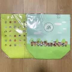신품 미개봉 あつまれ 동물의 숲 ファミリーマート トートバッグ２種セット