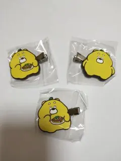 ひろくま　ラバーヘアクリップ（ノーマル、もぐもぐ）