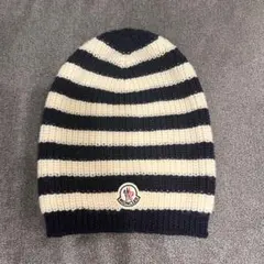 MONCLER ニット帽 ボーダー
