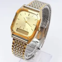 ✨SEIKO✨セイコー✨H449-5000✨クォーツ✨ゴールド文字盤✨腕時計✨ ✨SEIKO✨セイコー✨H449-5000✨クォーツ✨ゴールド文字盤✨腕時計