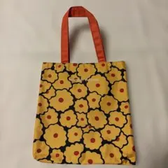 ツモリチサト　ミニトート　トートバッグ　花柄　オレンジ　イエロー　総柄のサムネイル