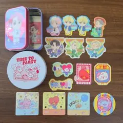 Tiny TAN　BT21　BTS　缶ケース　シールセット　まとめ売り