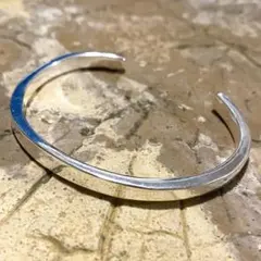 ヴィンテージ ワイド バングル カフ ブレスレット VINTAGE プレーン