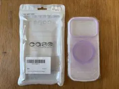 iPhone17Pro MagSafe対応 クリア紫ケース 新品