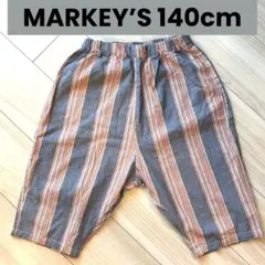 MARKEY’S ストライプ柄 ハーフパンツ ショートパンツ 140cm