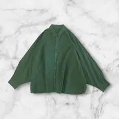 新品 nest Robe シルク混 ドロップショルダー ワイドシャツ サンプル品のサムネイル
