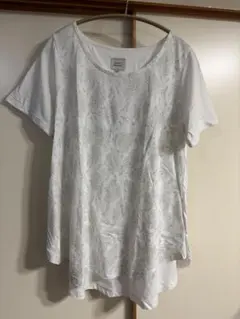 Heart Market ペイズリー Aライン Tシャツ ホワイト チュニック