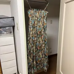 フローラルプリント キャミワンピース