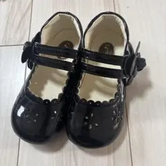 フォーマルシューズ 黒 18サイズ