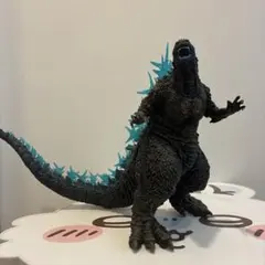 ゴジラフィギュア 青い発光エフェクト