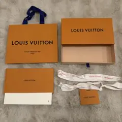 LOUIS VUITTON ボックス/ショップ袋/メッセージカード/リボン 4点