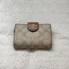 COACH コーチ シグネチャー 折り財布 ジップウォレット ブラウンのサムネイル