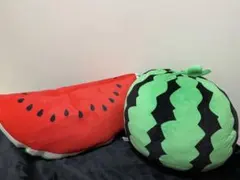 アミューズメント　カットすいか　ウルトラBIG　サイズ約69cm　ぬいぐるみ
