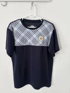 Prince チェック柄 ゲームウェア L ネイビー