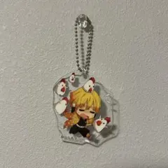 鬼滅の刃　我妻 善逸のアクリルキーホルダー ボールチェーン付き