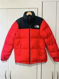 ノースフェイス　ダウンジャケット　ヌプシ　レッド　L ゴールドヴィン