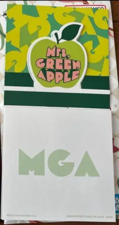 Mrs. GREEN APPLE 一番くじ　立体メモ2種 H賞