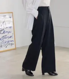 vis スラックスパンツ 黒 ブラック M 美品