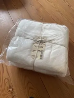 MUJI パイル寝具セット シングル ホワイト