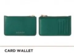 ジョングク　EXHIBITION 展示会GOLDEN CARD WALLET 緑