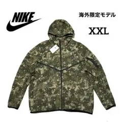ナイキ XXL テックフリース フーディー パーカー 迷彩 カモ ジップ