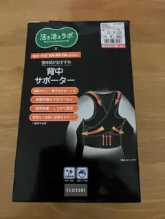 KARADA Factory 背中サポーター LLサイズ ブラック しまむら