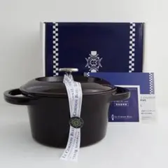 未使用 LE CORDON BLEU ココット 20cm フランス製 ホーロー鍋のサムネイル