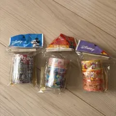 ラッピングテープ　ミッキー　スティッチ　プーさん9個セット