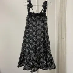 31.メゾピアノ バラ ドレス 130 ワンピース