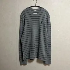 Abercrombie & Fitch サーマル ロンT ボーダー M