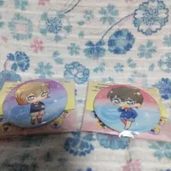 江戸川コナン＆灰原哀【缶バッチセット】