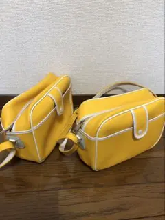 イエローショルダーバッグ 合成皮革