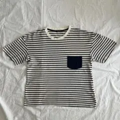 【美品】MR.OLIVE STUDIOUSステュディオスセレクト 半袖 ボーダーのサムネイル