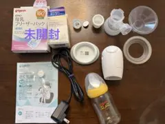 ピジョン　電動搾乳器　　【新品未開封】フリーザーパック、アダプター