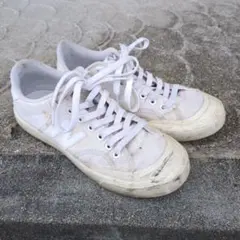 new balance ホワイト スニーカー