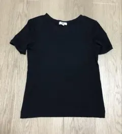 ANCHOR WOMAN PERSON'S ブラック×半袖リブカットソーのサムネイル